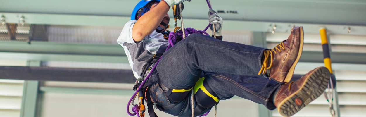 Person on hoist
