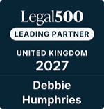 Leading Partner Legal 500 Logo - Debbie Humphries