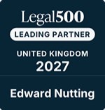 Leading Partner Legal 500 Logo - Edward Nutting