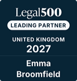 Legal 500 Leading Partner Logo - Emma Broomfield