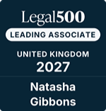 Legal 500 Leading Associate Logo - Natasha Gibbons