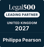 Legal 500 Leading Partner Logo - Philippa Pearson
