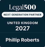 Legal 500 Next Generation Partner Logo - Phillip Roberts