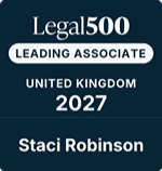 Legal 500 Leading Associate Logo - Staci Robinson